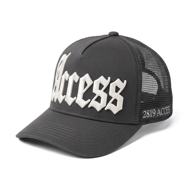 Access Old English Hat - Charcoal