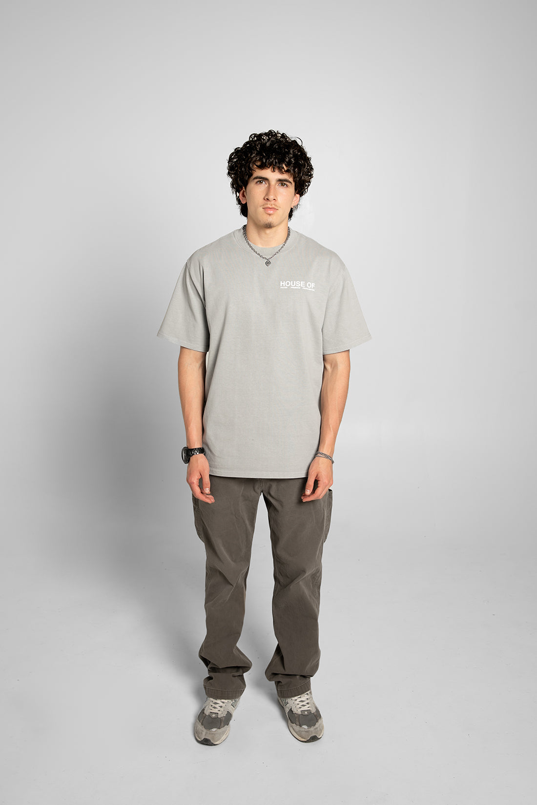 House Of Prayer Gray Tee