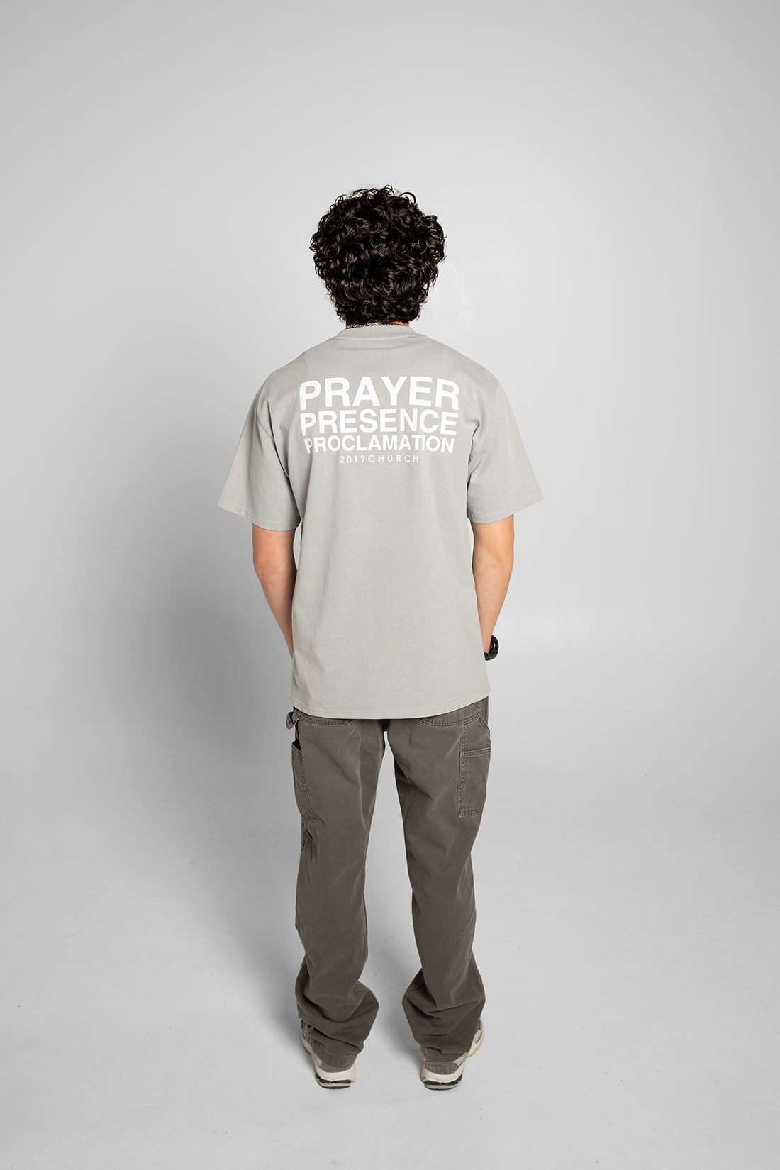 House Of Prayer Gray Tee