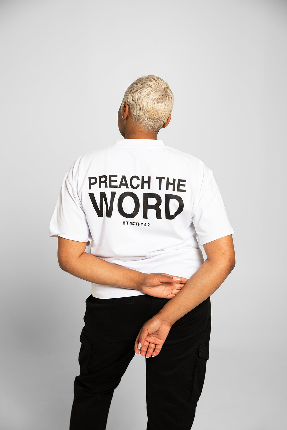 Preach The Word White Tee