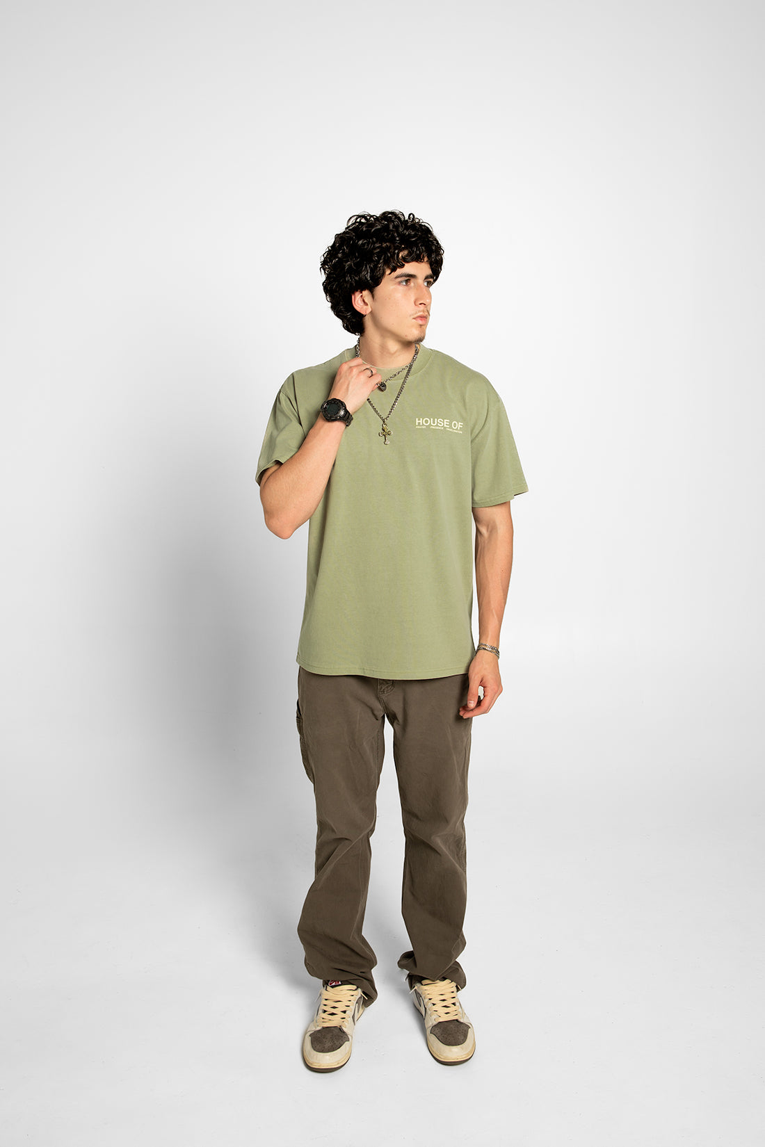 House Of Prayer Green Tee