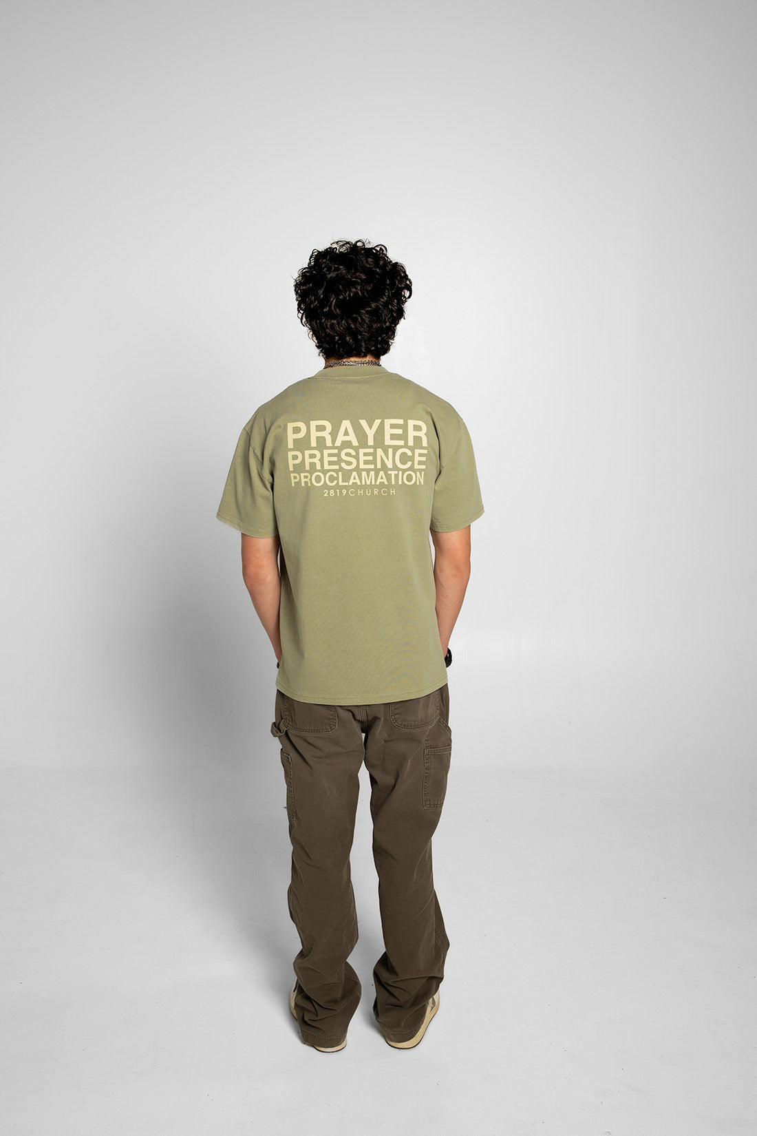 House Of Prayer Green Tee