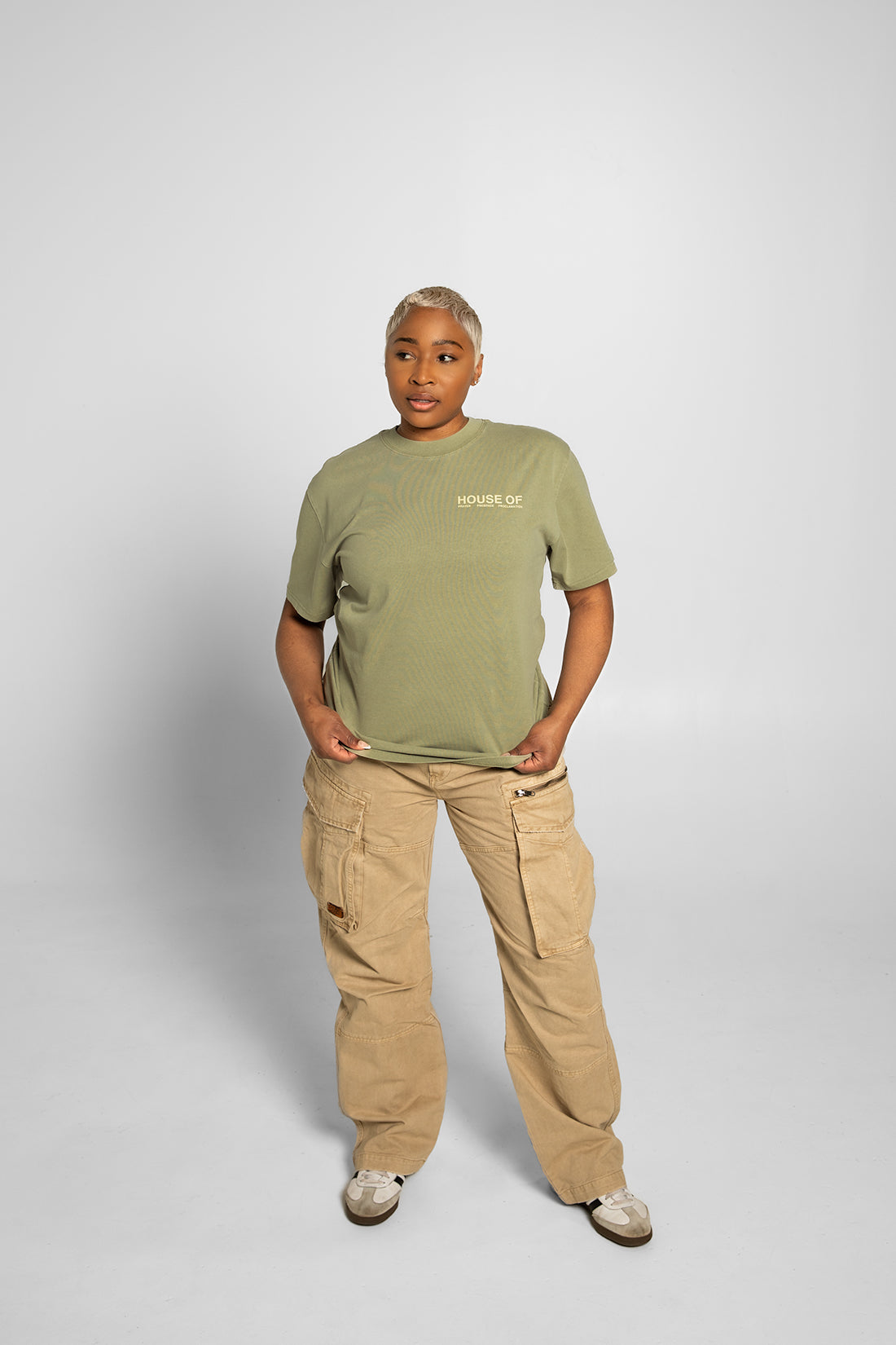 House Of Prayer Green Tee