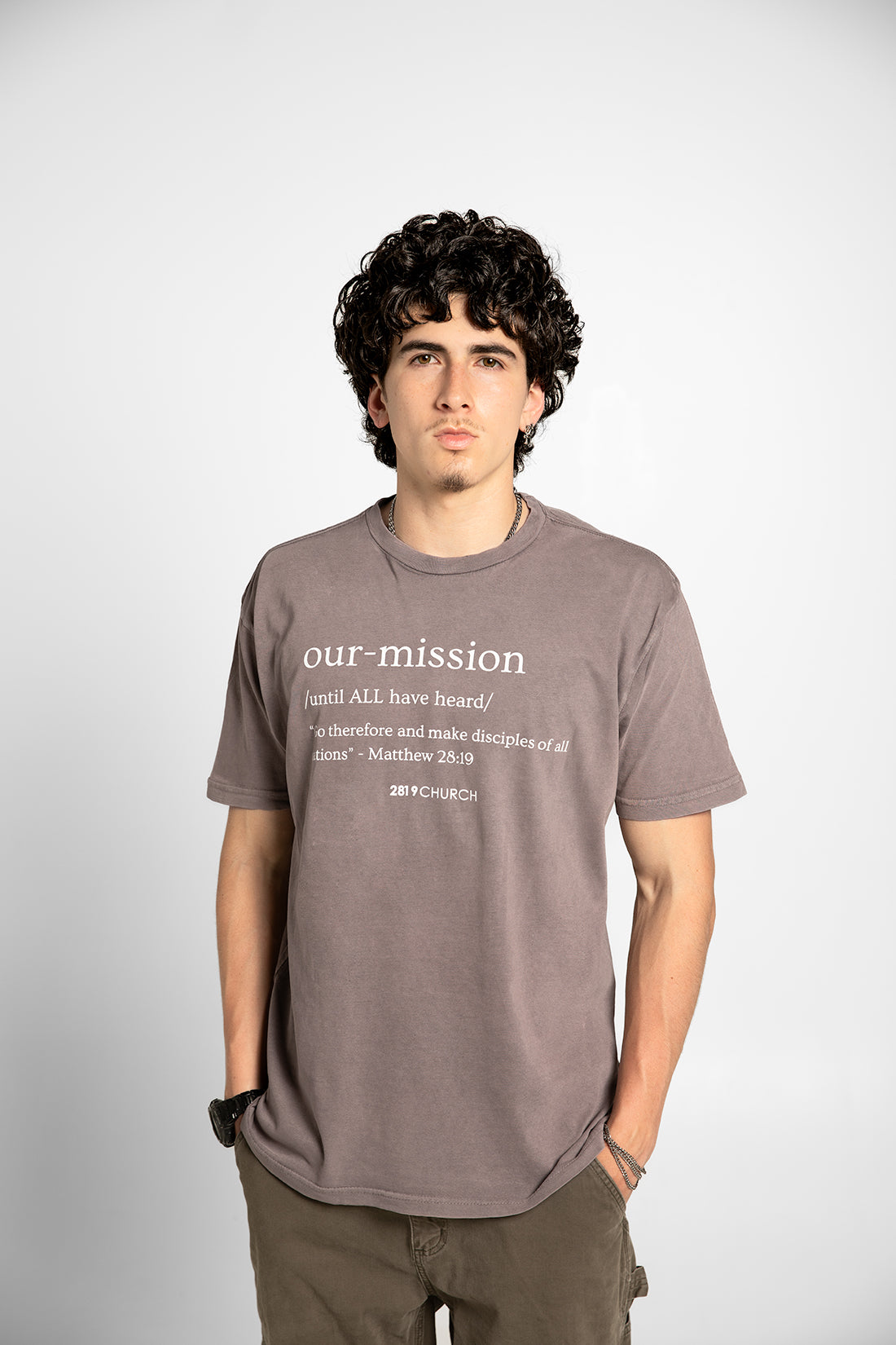 Our Mission Mauve Tee