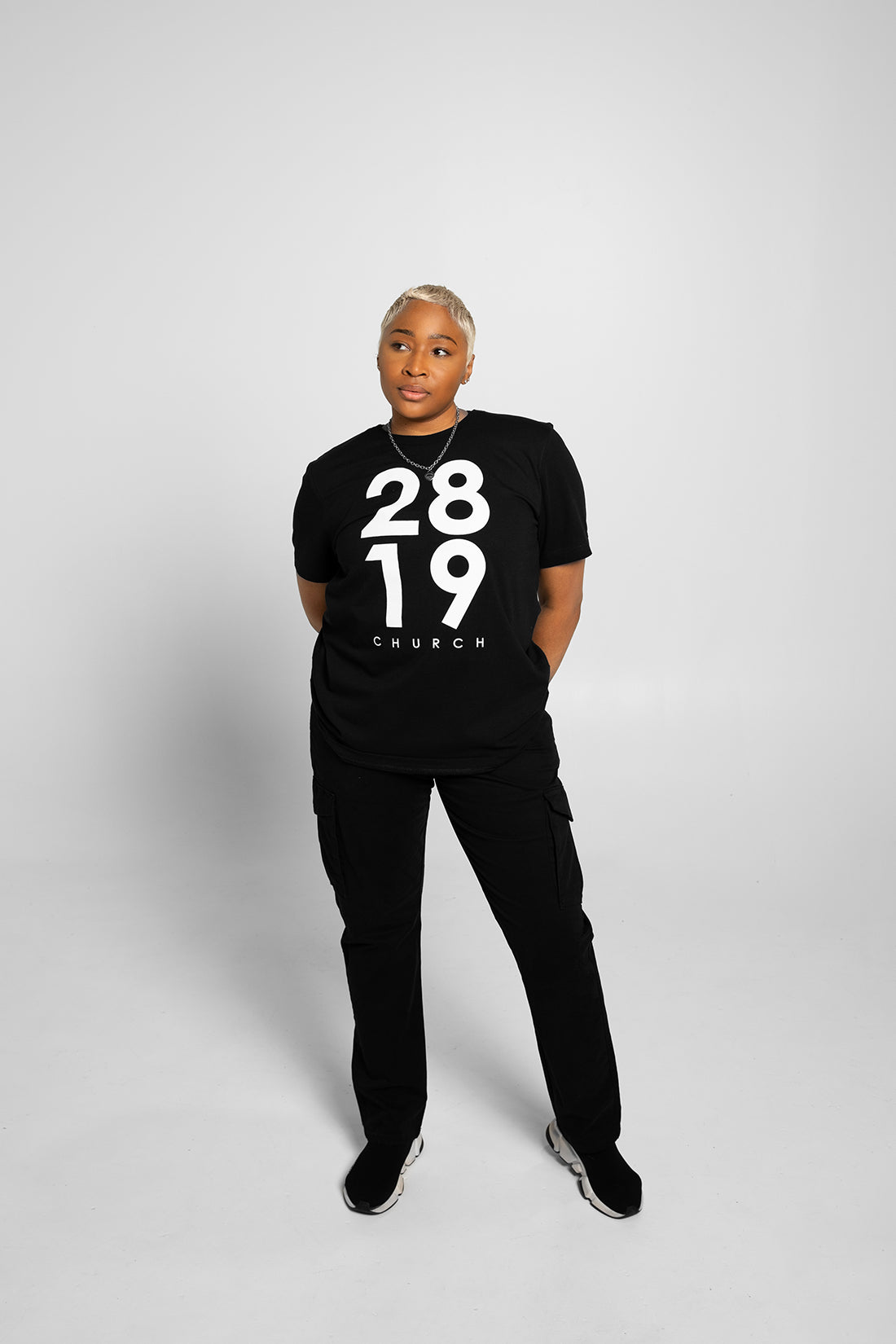 2819 Bold Black Tee