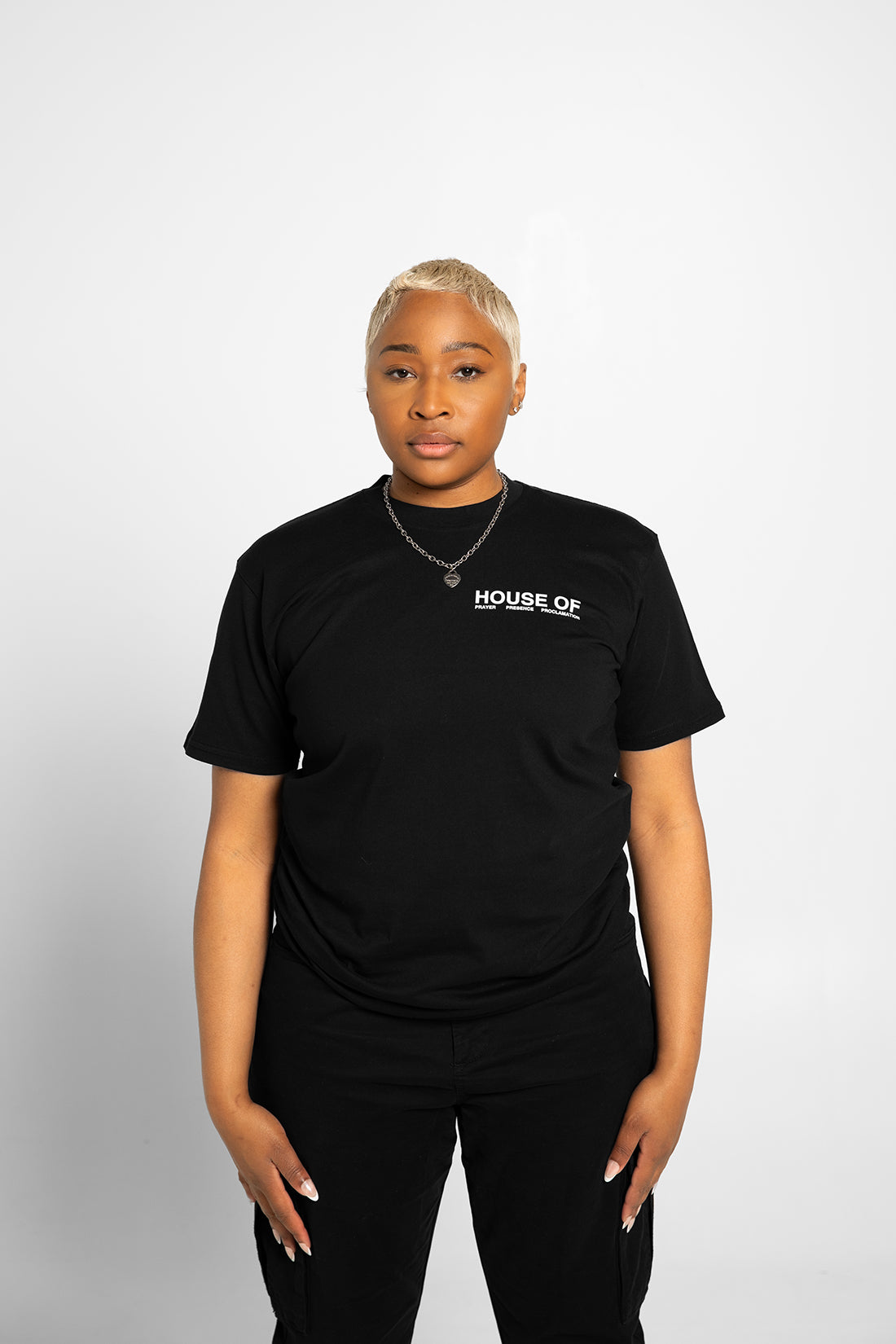 House Of Prayer Black Tee