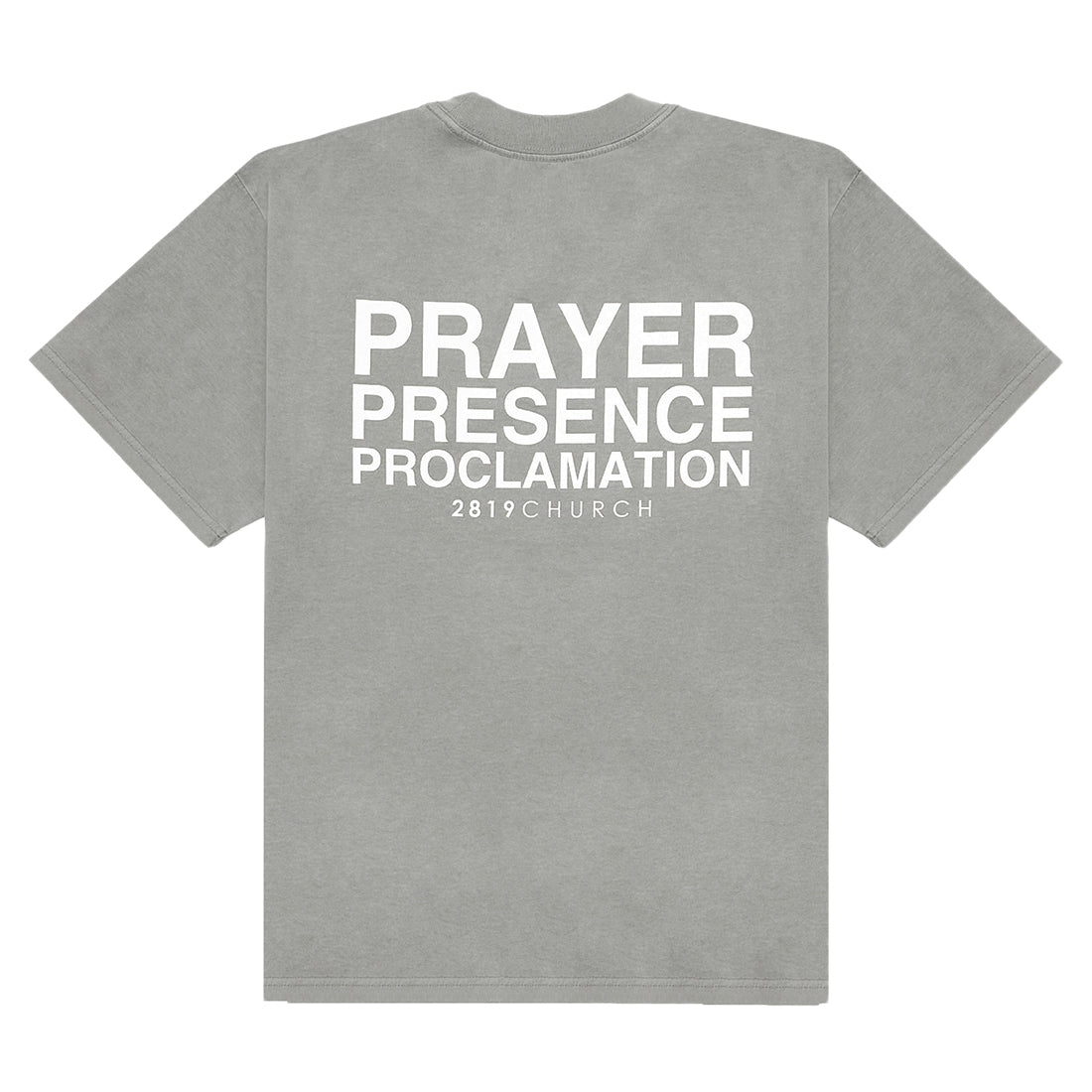 House Of Prayer Gray Tee
