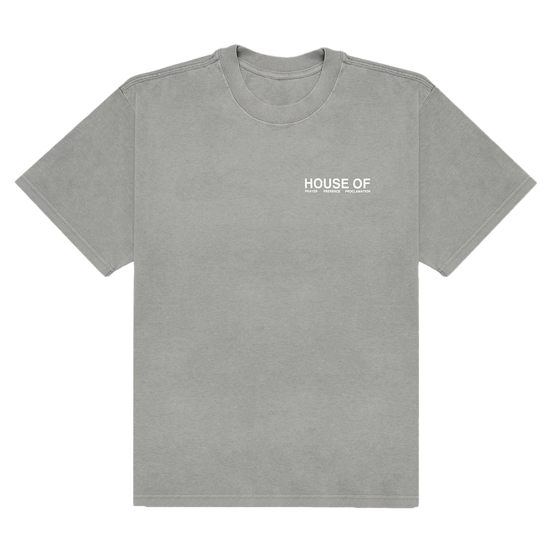 House Of Prayer Gray Tee