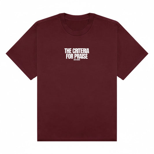 Breath Tee - Burgundy
