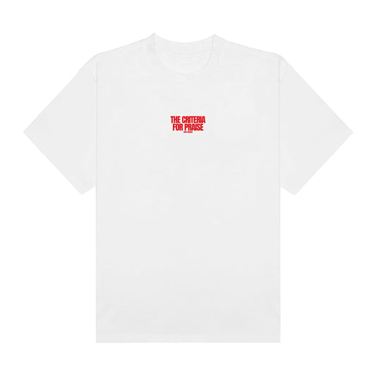 Breath Tee - White/Red