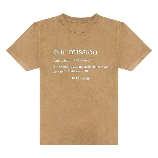 Our Mission Brown Tee