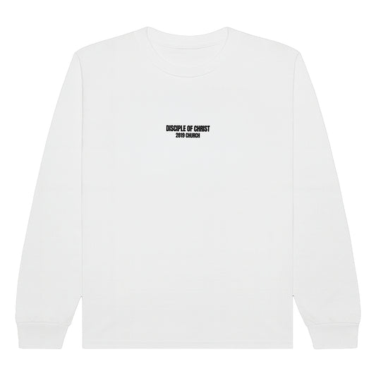 Disciple of Christ Long Sleeve - White/Black