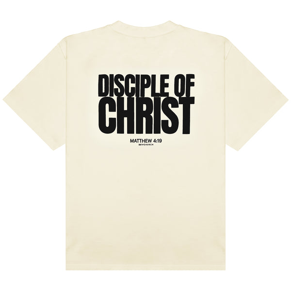 Disciple of Christ Tee - Cream/Black