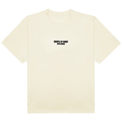Disciple of Christ Tee - Cream/Black