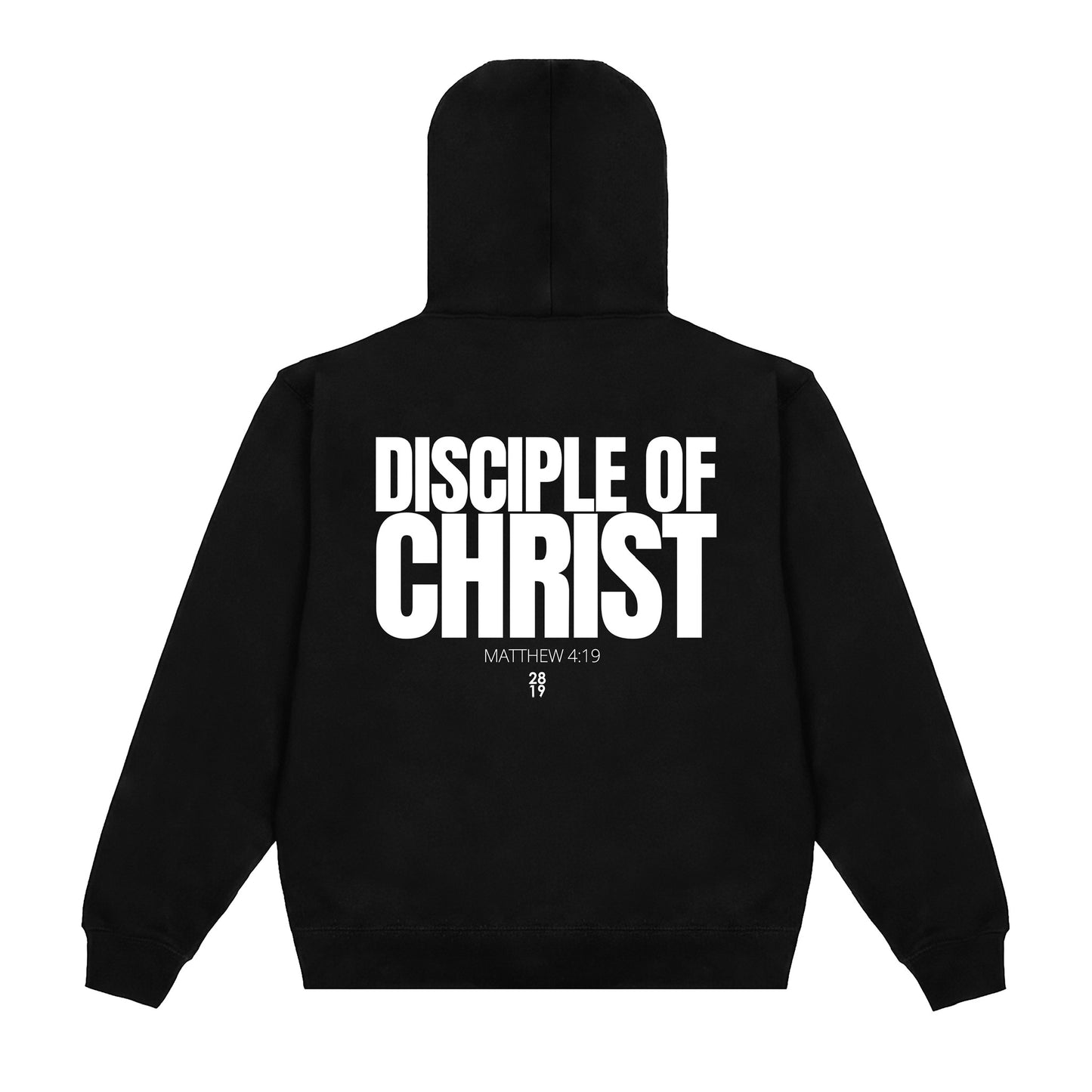 Disciple of Christ Hoodie - Black/White