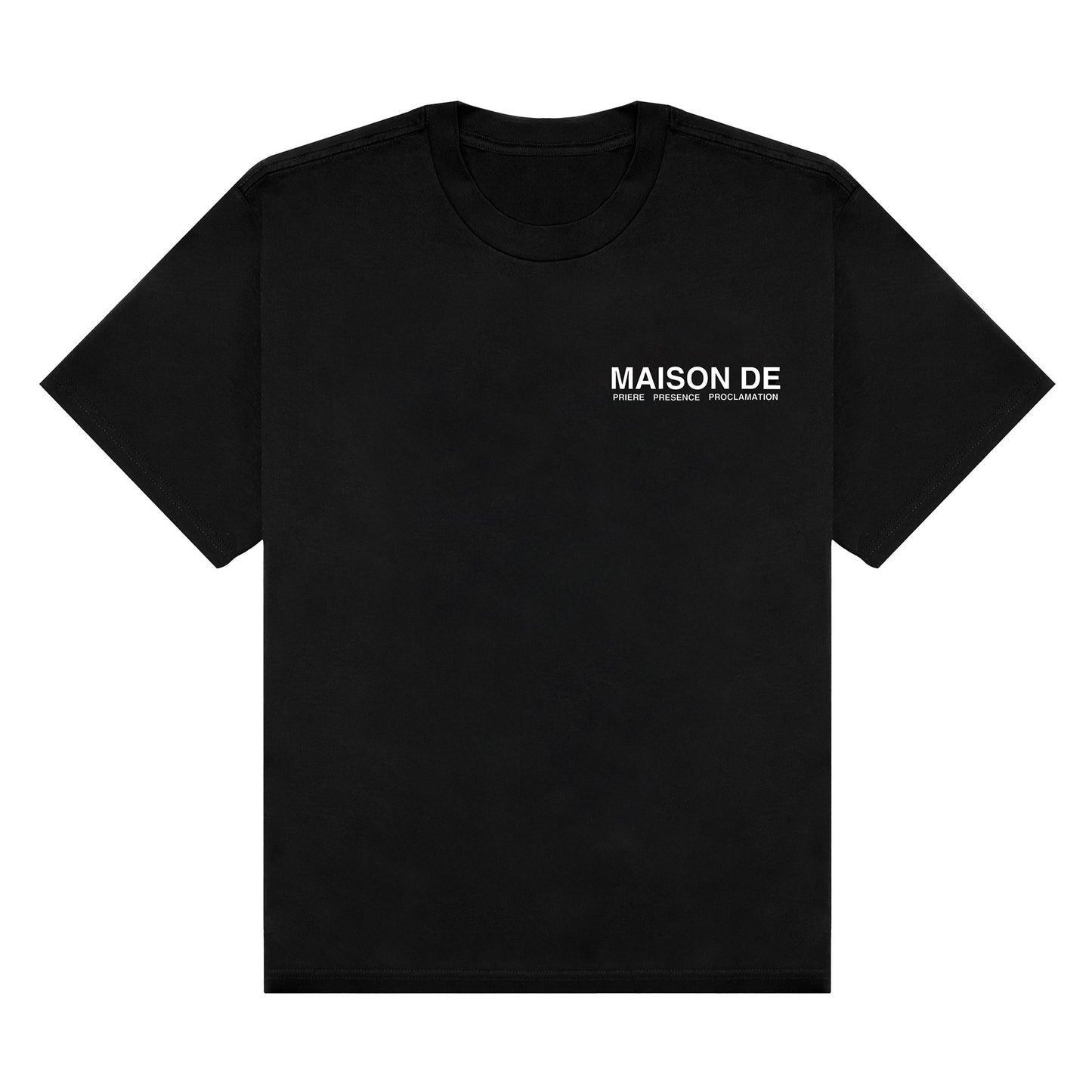T-shirt proclamant la présence de la prière
