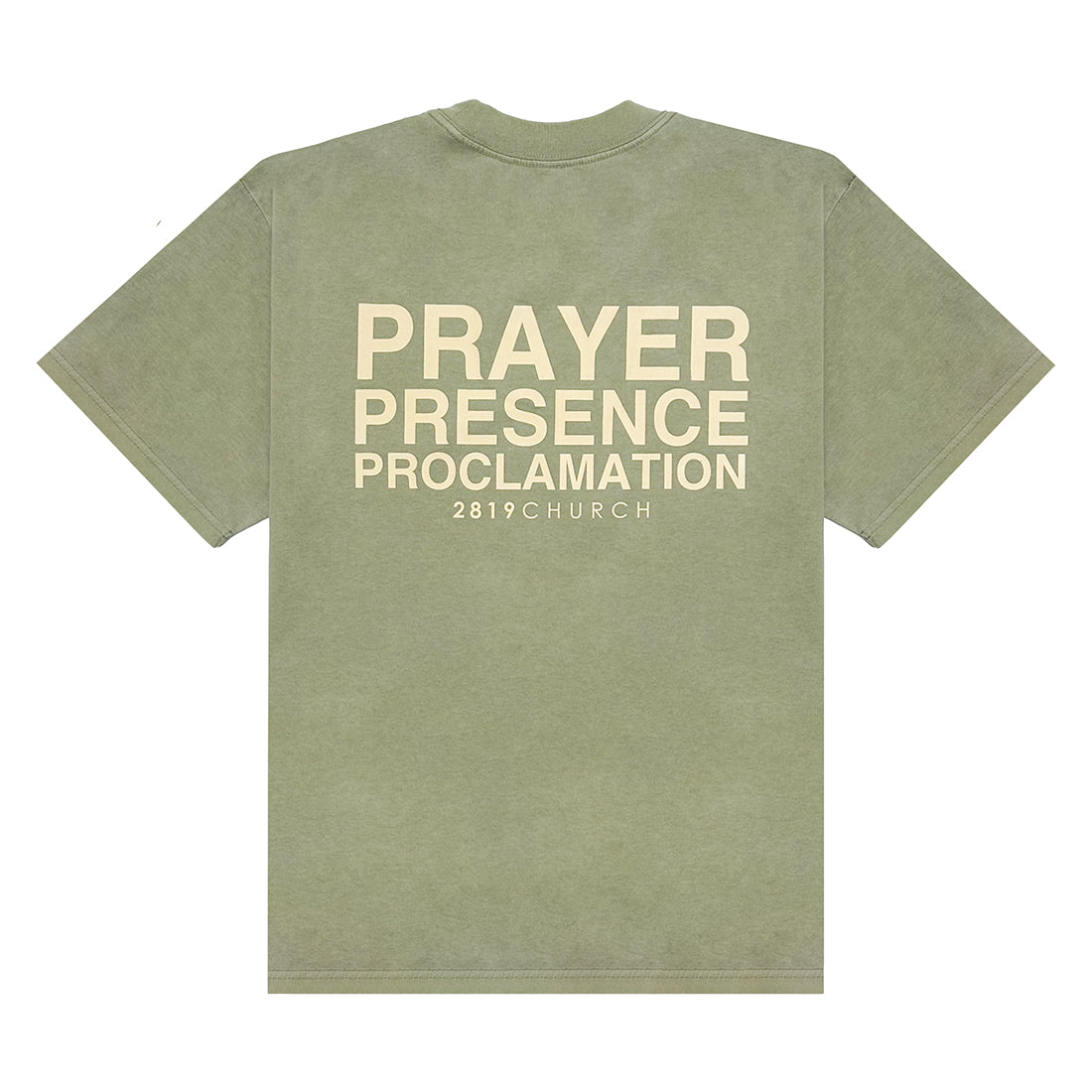 House Of Prayer Green Tee