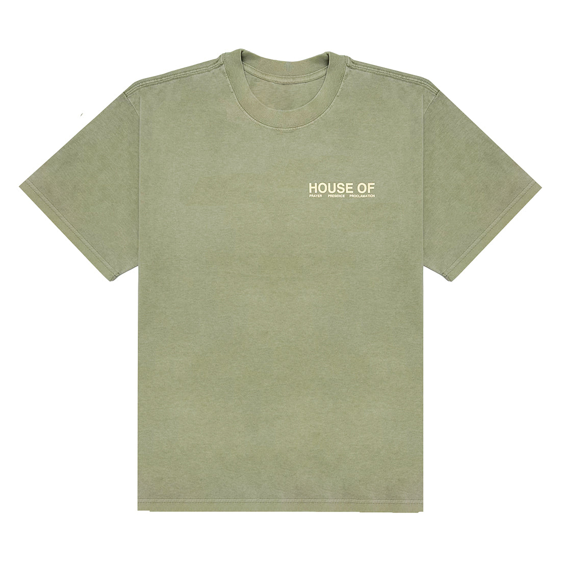 House Of Prayer Green Tee