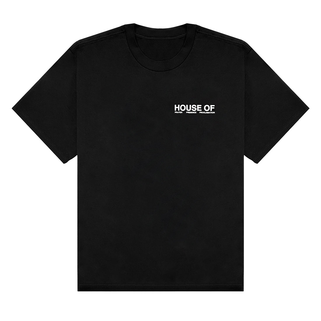 House Of Prayer Black Tee