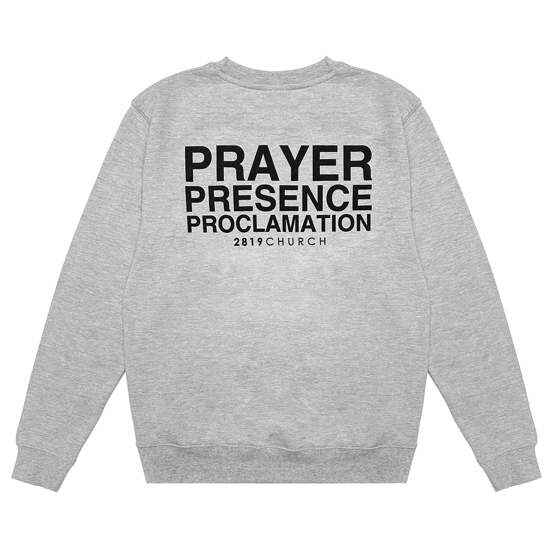 House Of Prayer Gray Crew