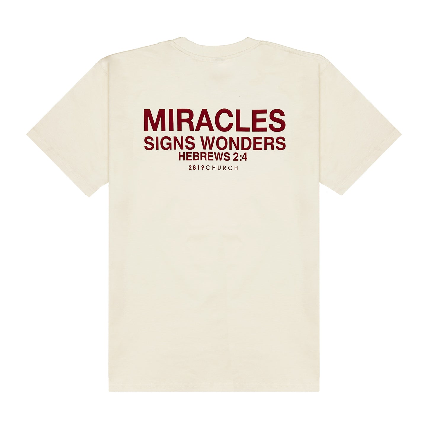 House of Miracles Cream Tee