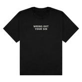 Wring Out Your Sin Tee - Black/Gray