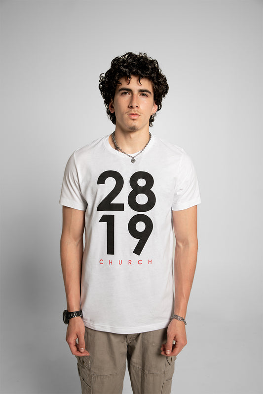 2819 Bold White Tee