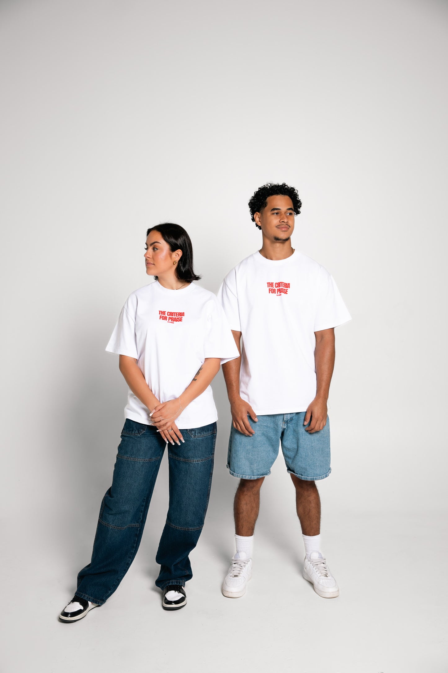 Breath Tee - White/Red