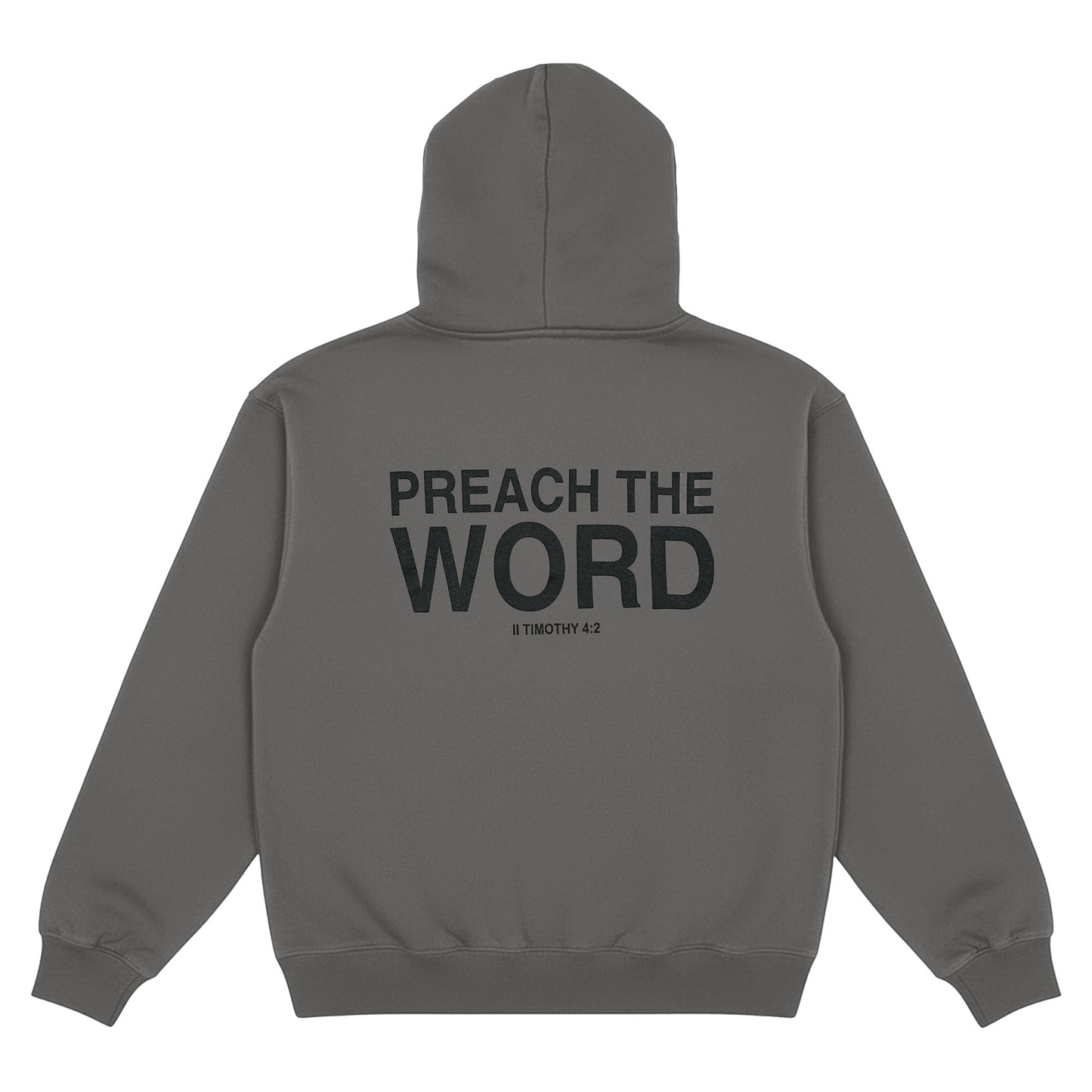 Preach The Word Hoodie - Gray/Gray