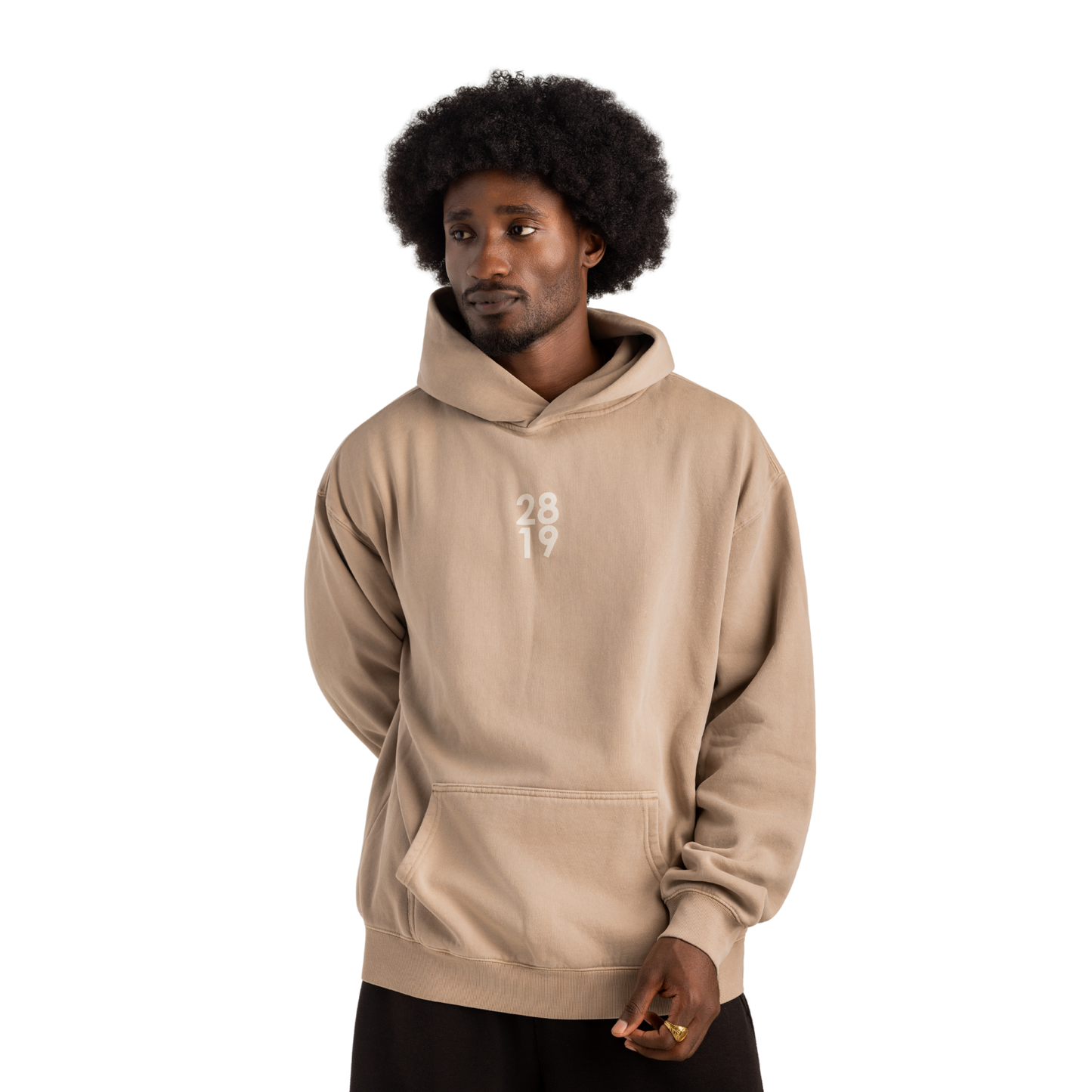 2819 Logo Hoodie Sand Dune