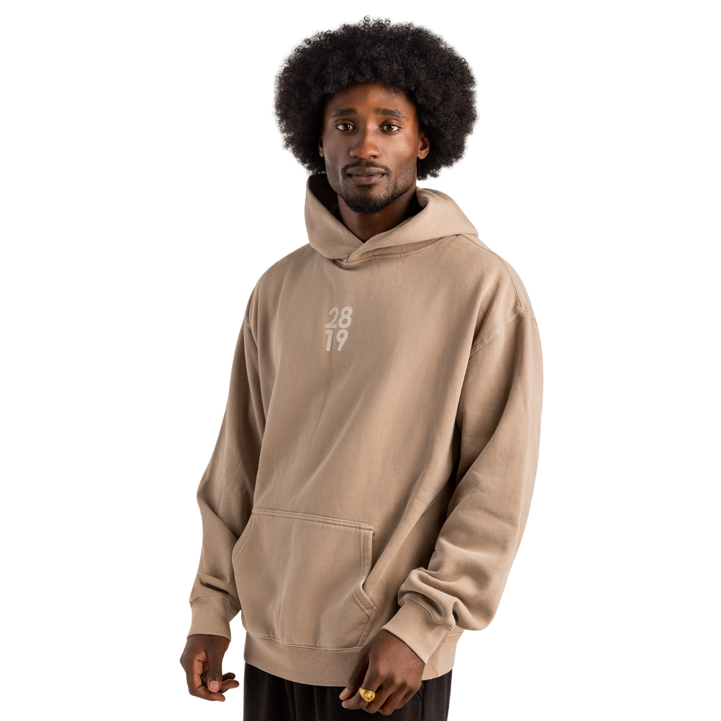 2819 Logo Hoodie Sand Dune