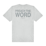 Preach The Word tee in gray