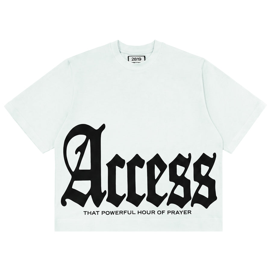 Access Old English Tee - Cream