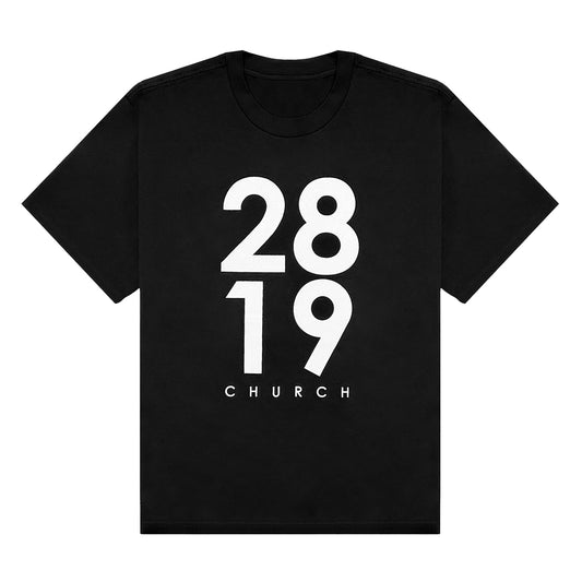 2819 Bold Black Tee