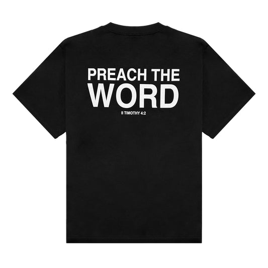 Preach The Word Black Tee