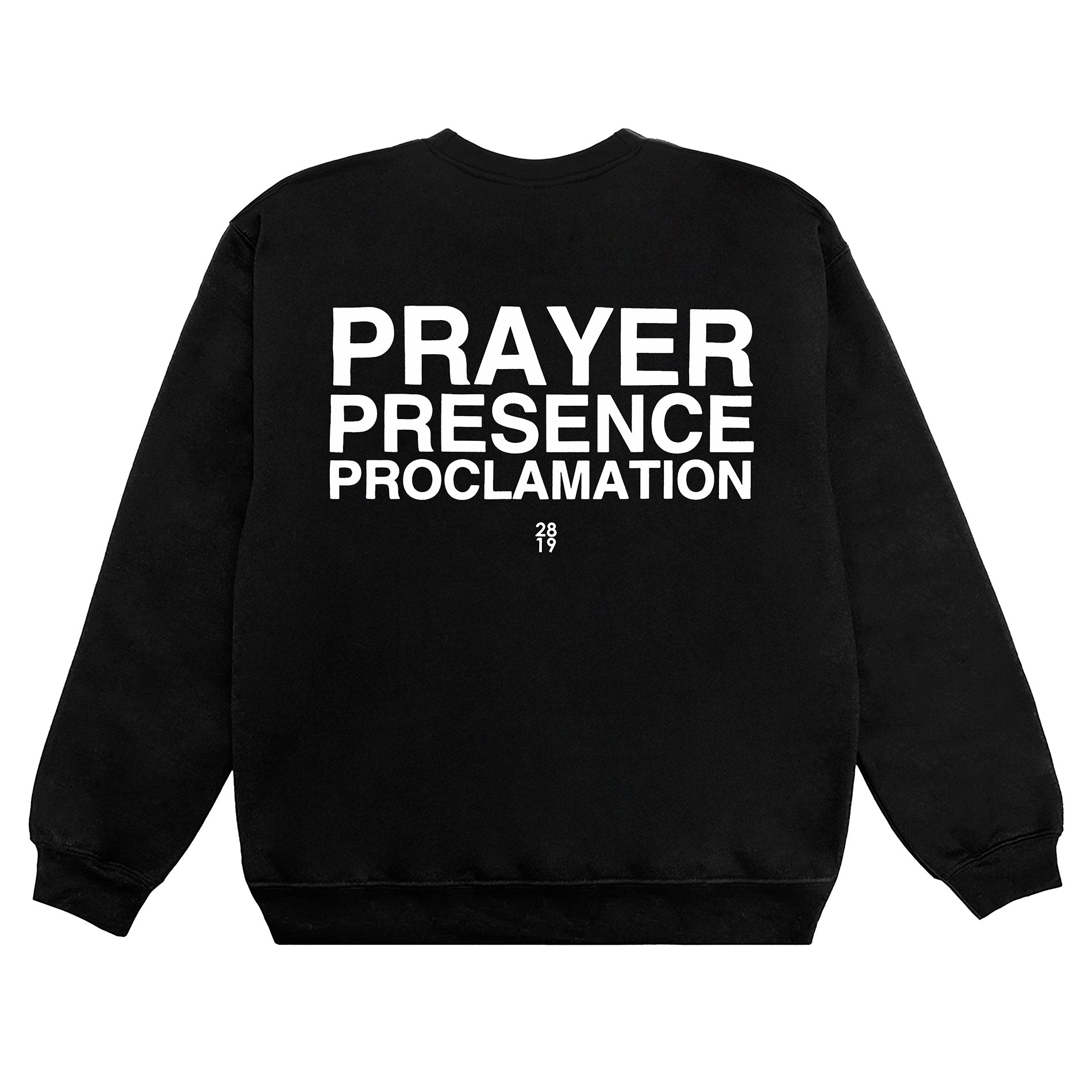 House Of Prayer Crew - Black/White – 2819 Store
