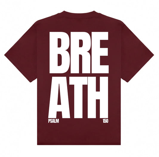 Breath Tee - Burgundy