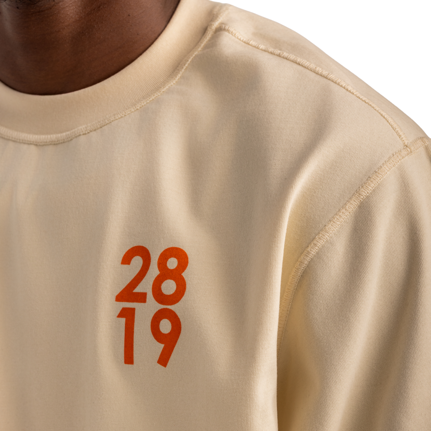 Preach The Word Tee - Cream/Orange
