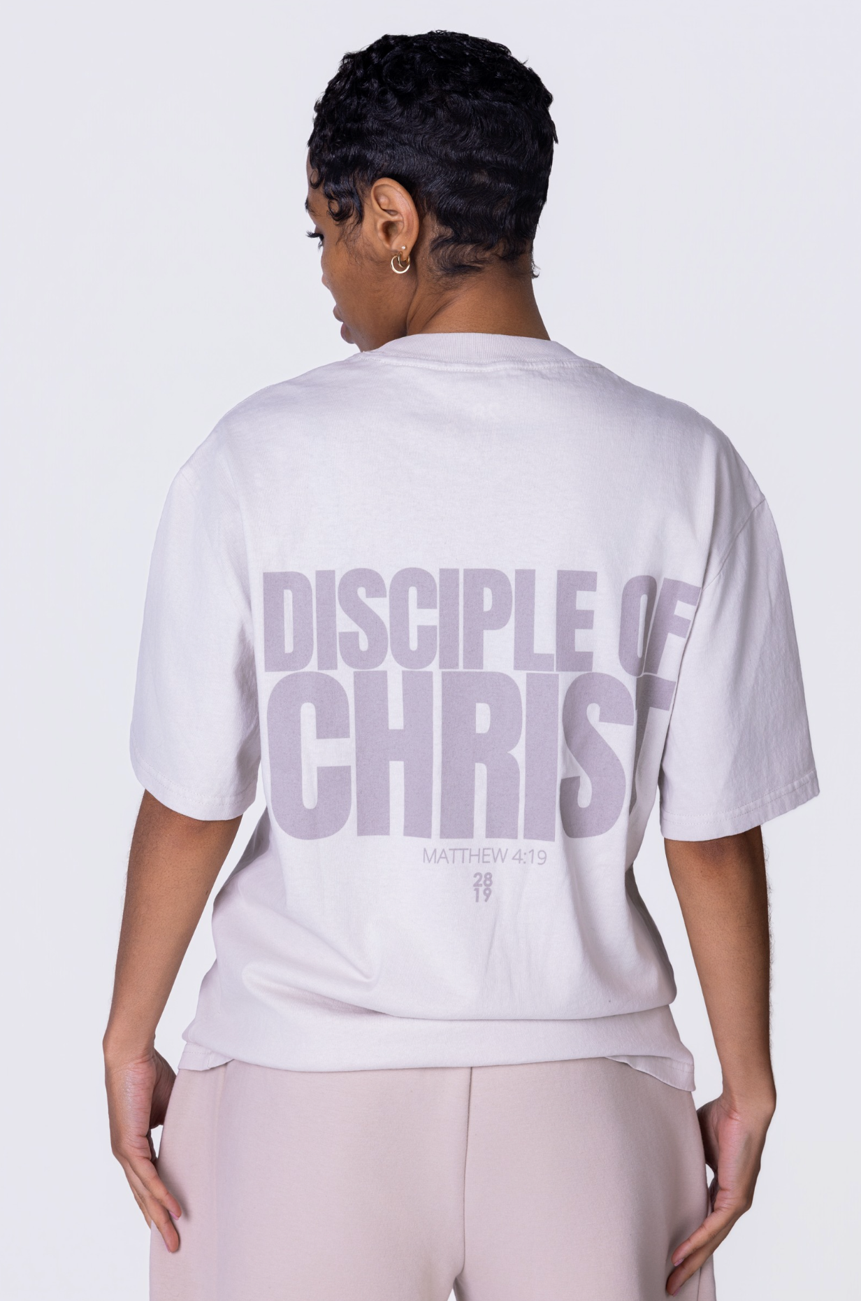 Disciple of Christ Faded Bone