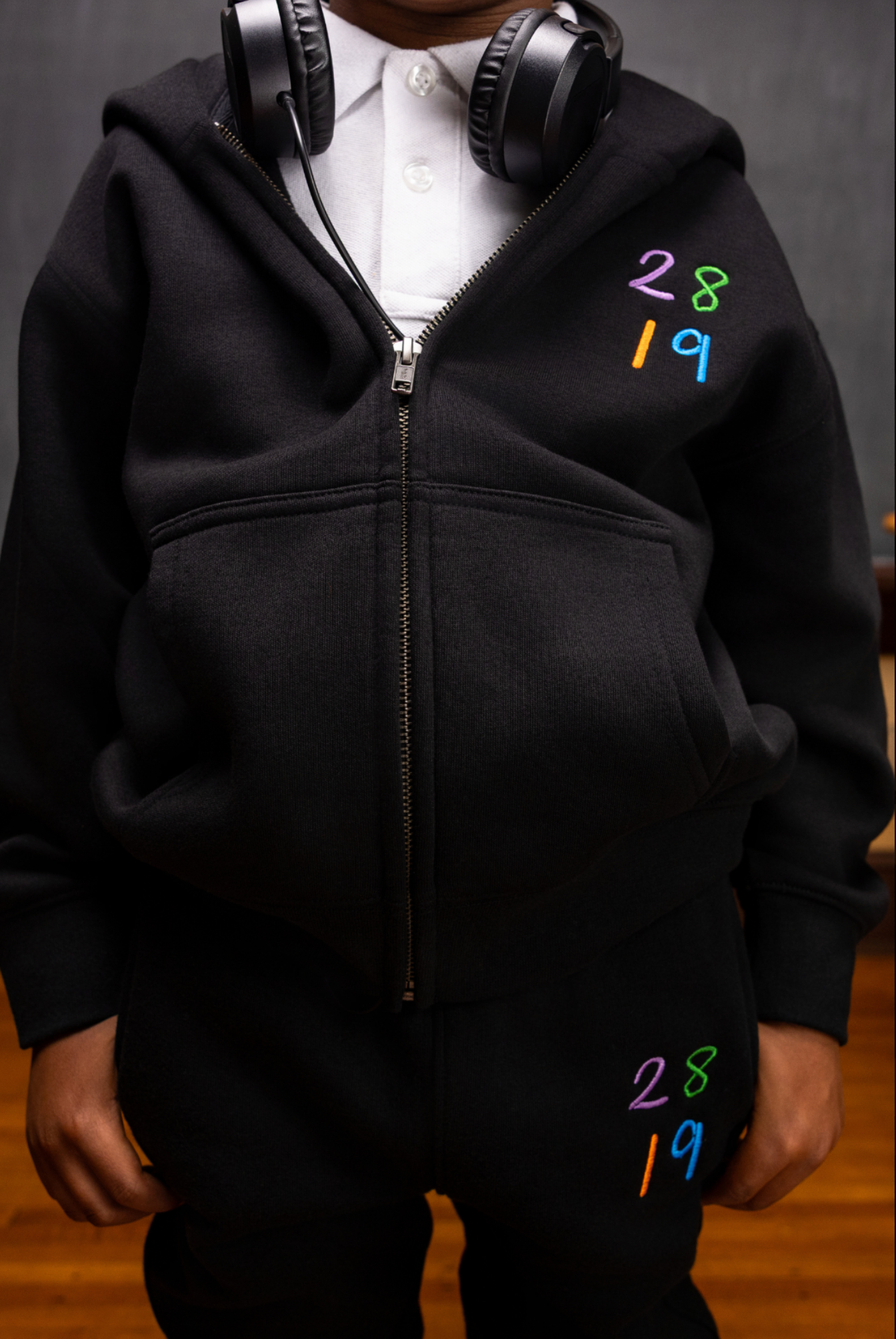 2819 Kids Zip Hoodie