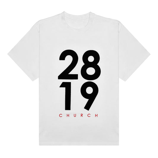 2819 Bold White Tee