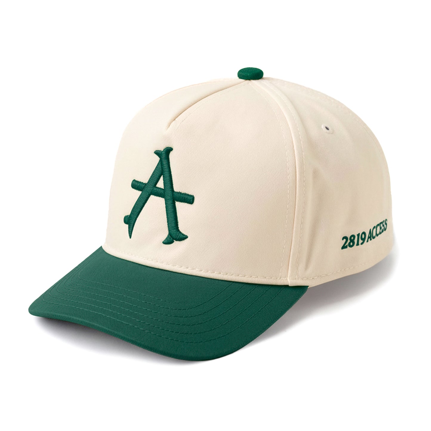 Access "A" Hat - Green/Tan