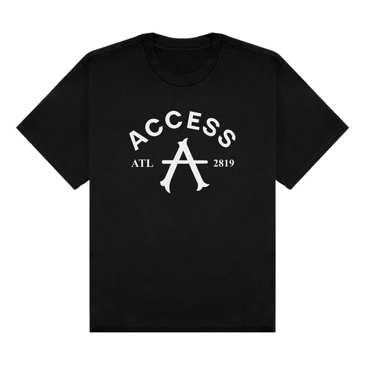 Access "A" Black Tee