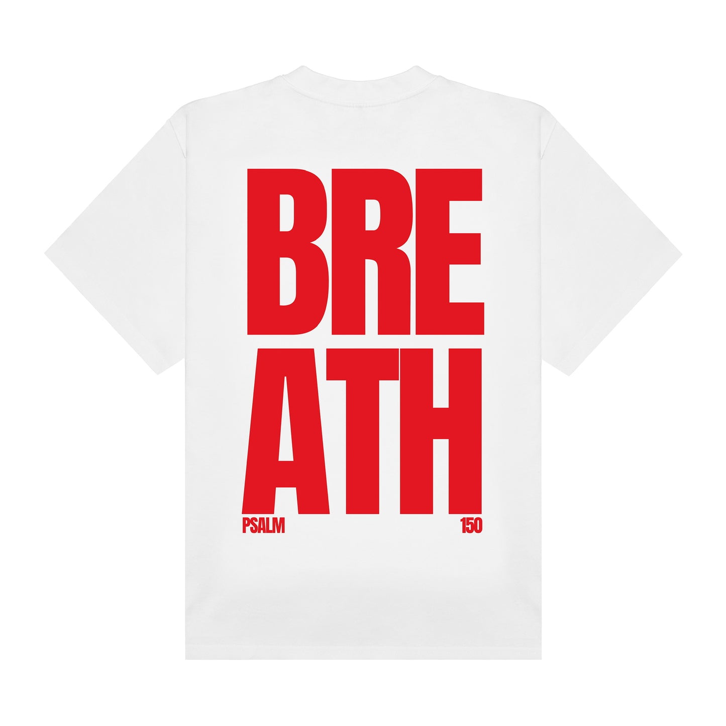 Breath Tee - White/Red