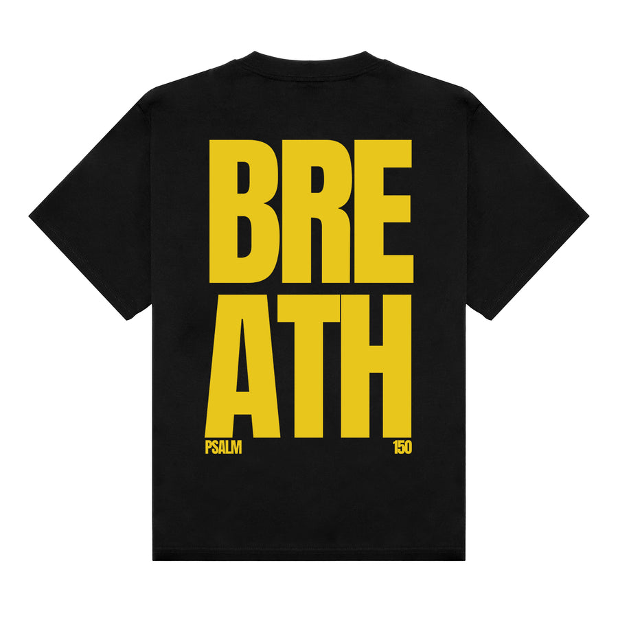 Breath Tee - Black/Gold
