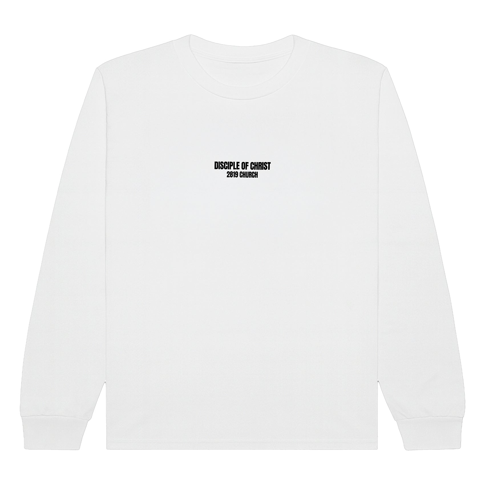 Disciple of Christ Long Sleeve - White/Black