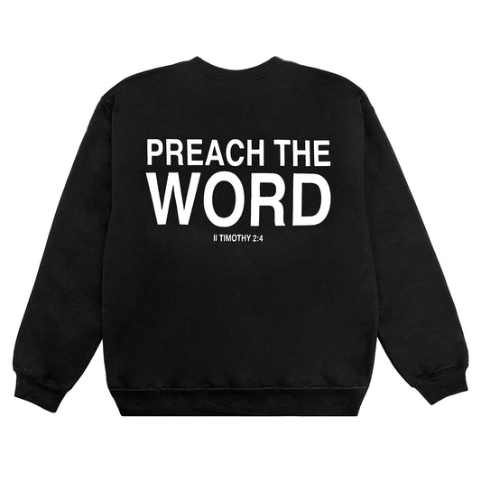 Preach The Word Crew - Black/White