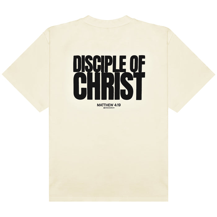 Disciple of Christ Tee - Cream/Black