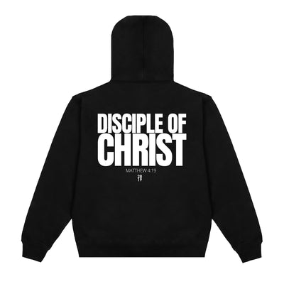 Disciple of Christ Hoodie - Black/White