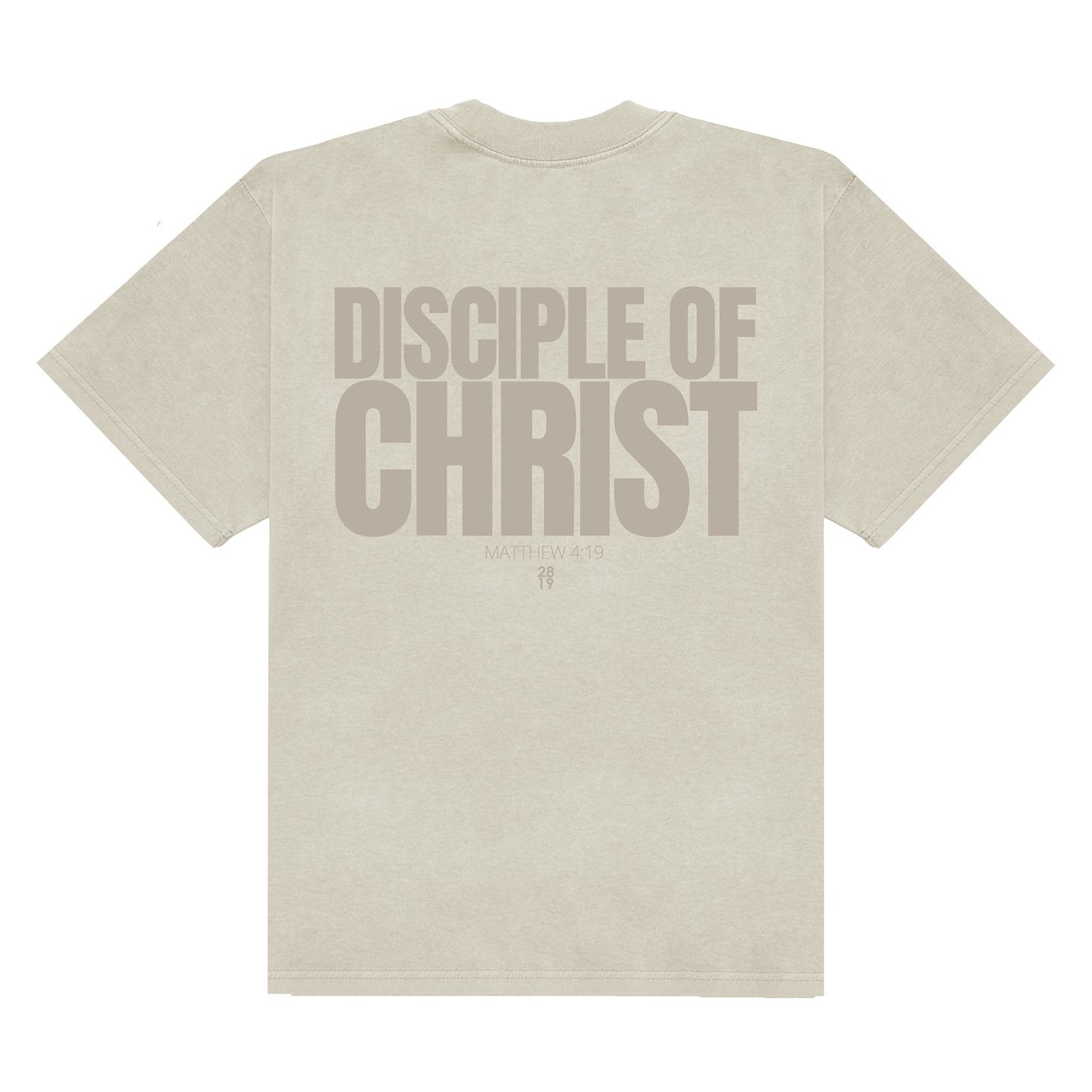 Disciple of Christ Faded Bone